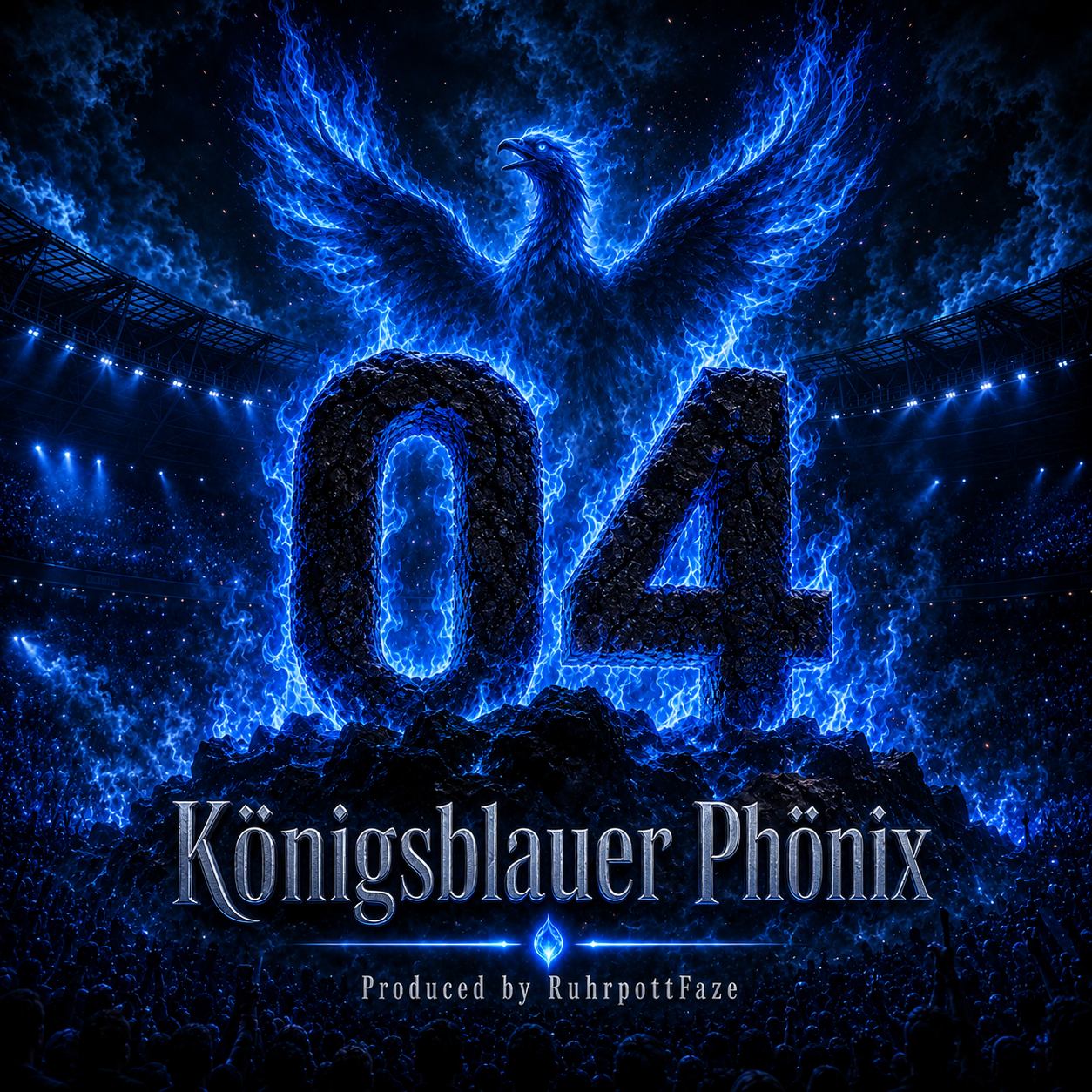 Königsblauer Phönix