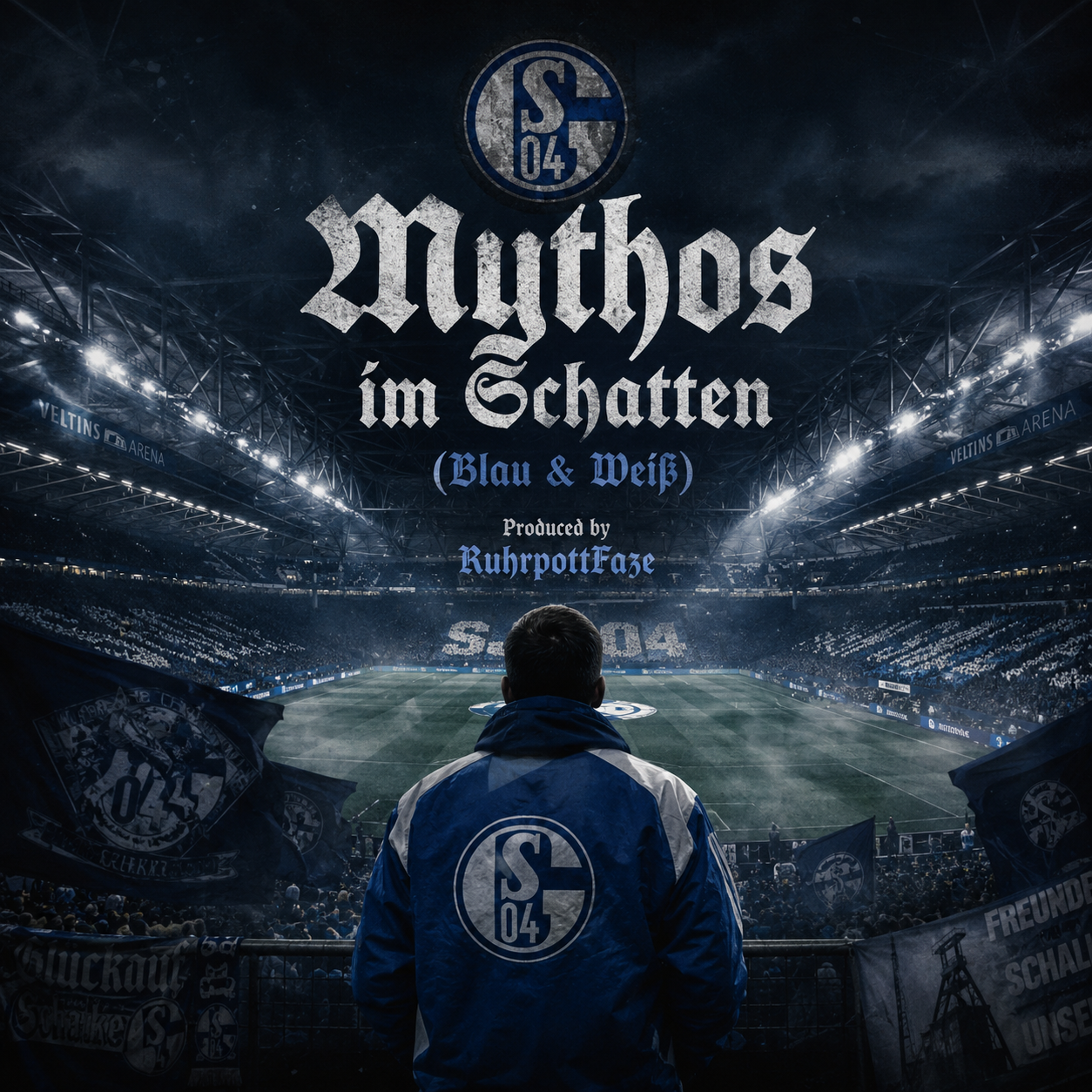 Mythos im Schatten (Blau & Weiß)
