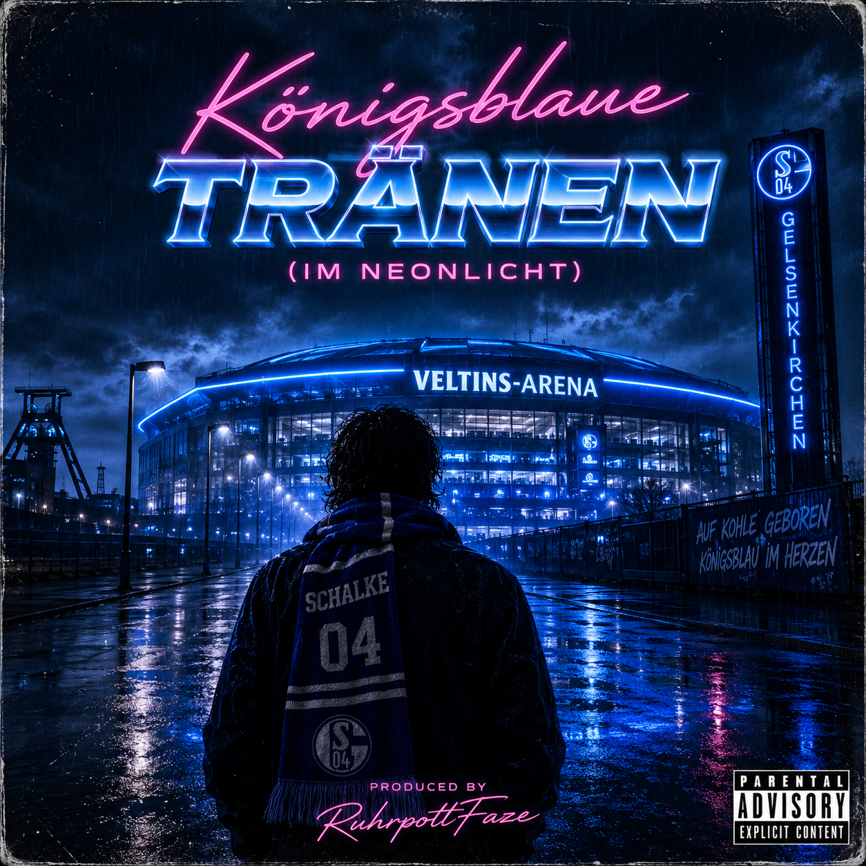 Königsblaue Tränen (Im Neonlicht)