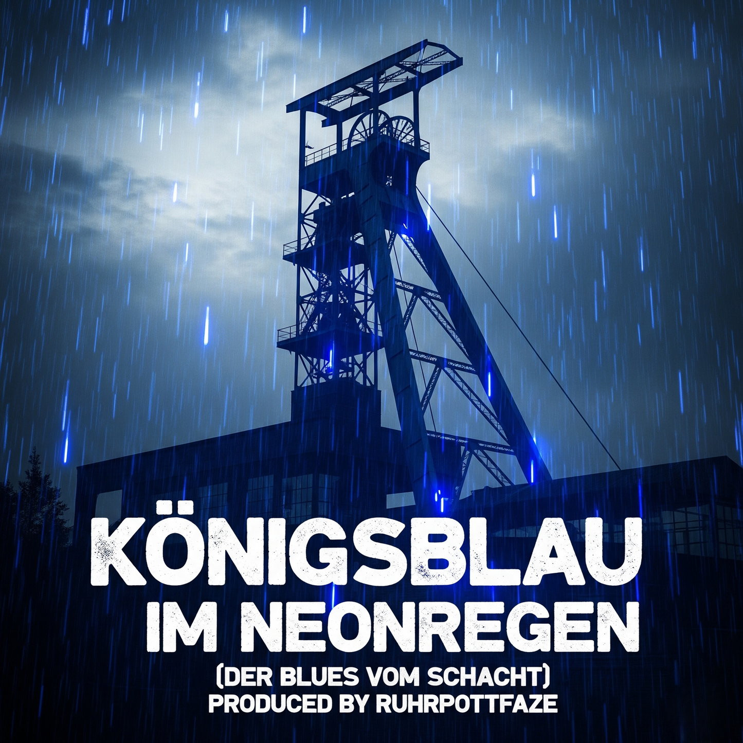 Royal Blue in the Neon Rain (The Blues from the Mine)