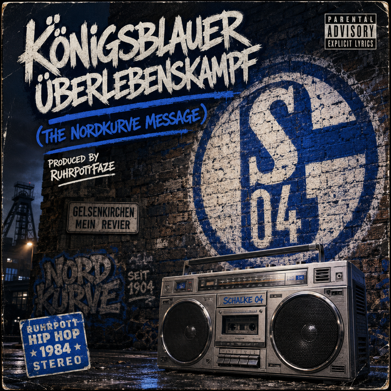 Königsblauer Überlebenskampf (The Nordkurve Message)