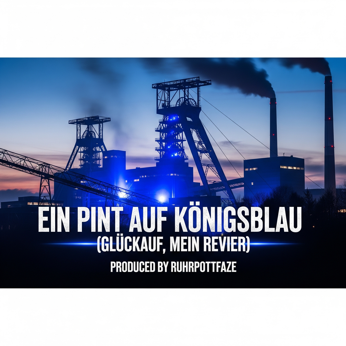 A pint to royal blue (Good luck, my mining region)